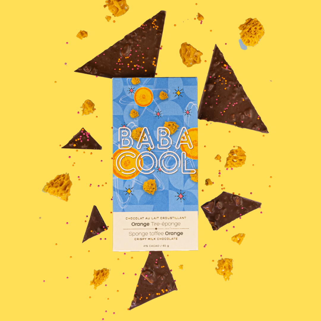 Chocolat Orange Tire-éponge 65g