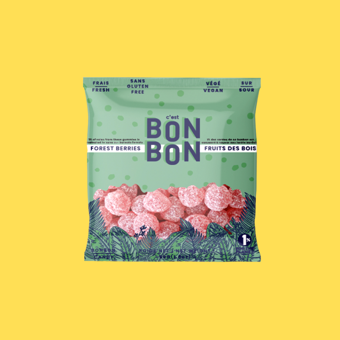 Bonbons Fruits des Bois Vegan - 50g
