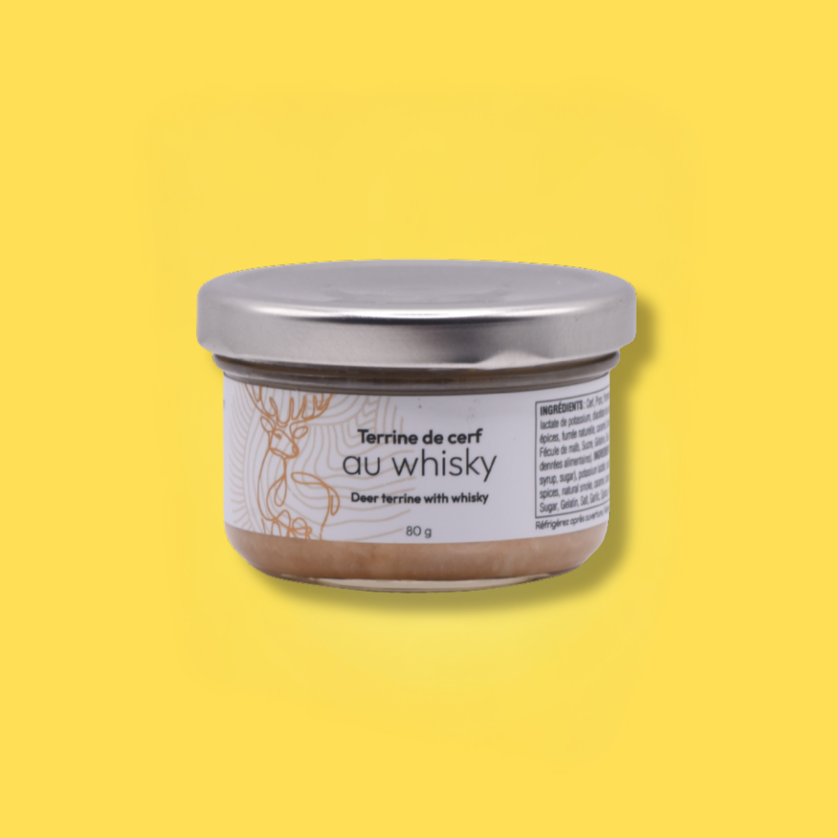 Terrine de cerf au Whisky - 120ml