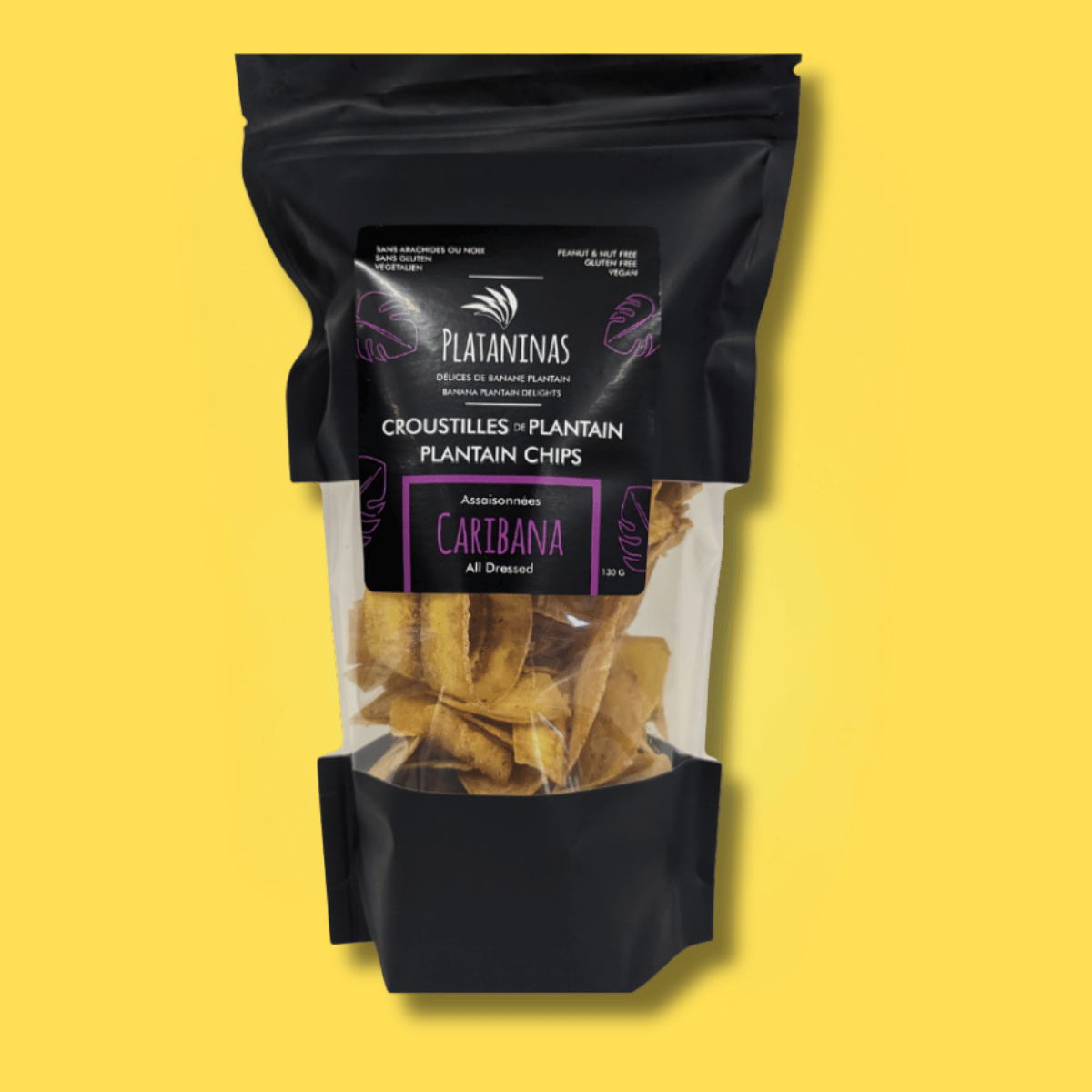 Chips Plantains Folie des Caraïbes - 130g