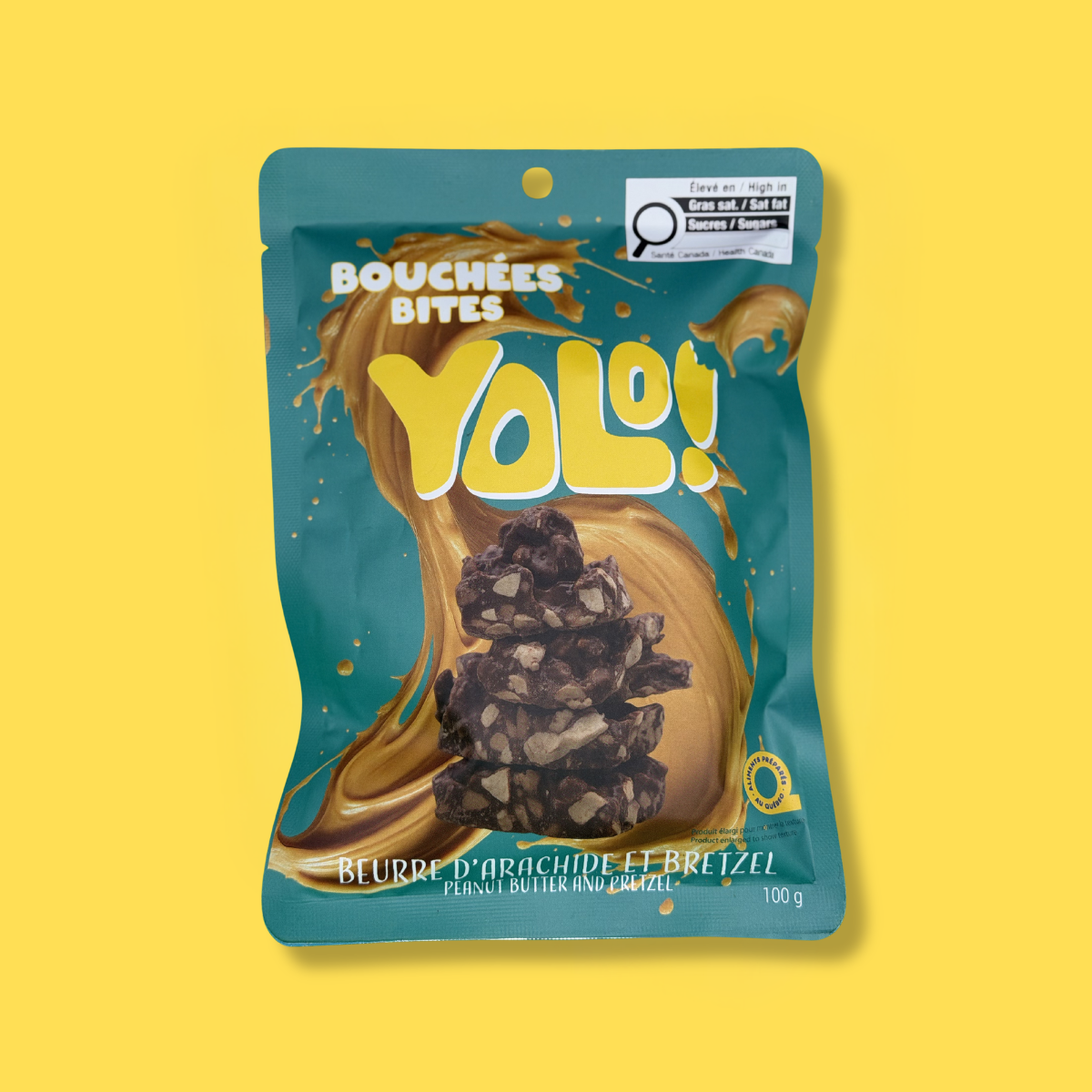 Bouchées beurre d'arachide et bretzel - 100g