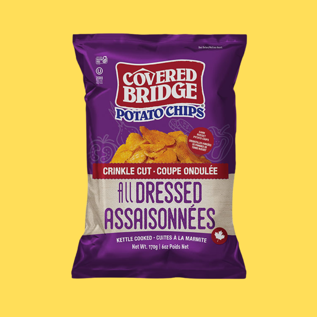 Covered Bridge Seasoned Wavy - 170g