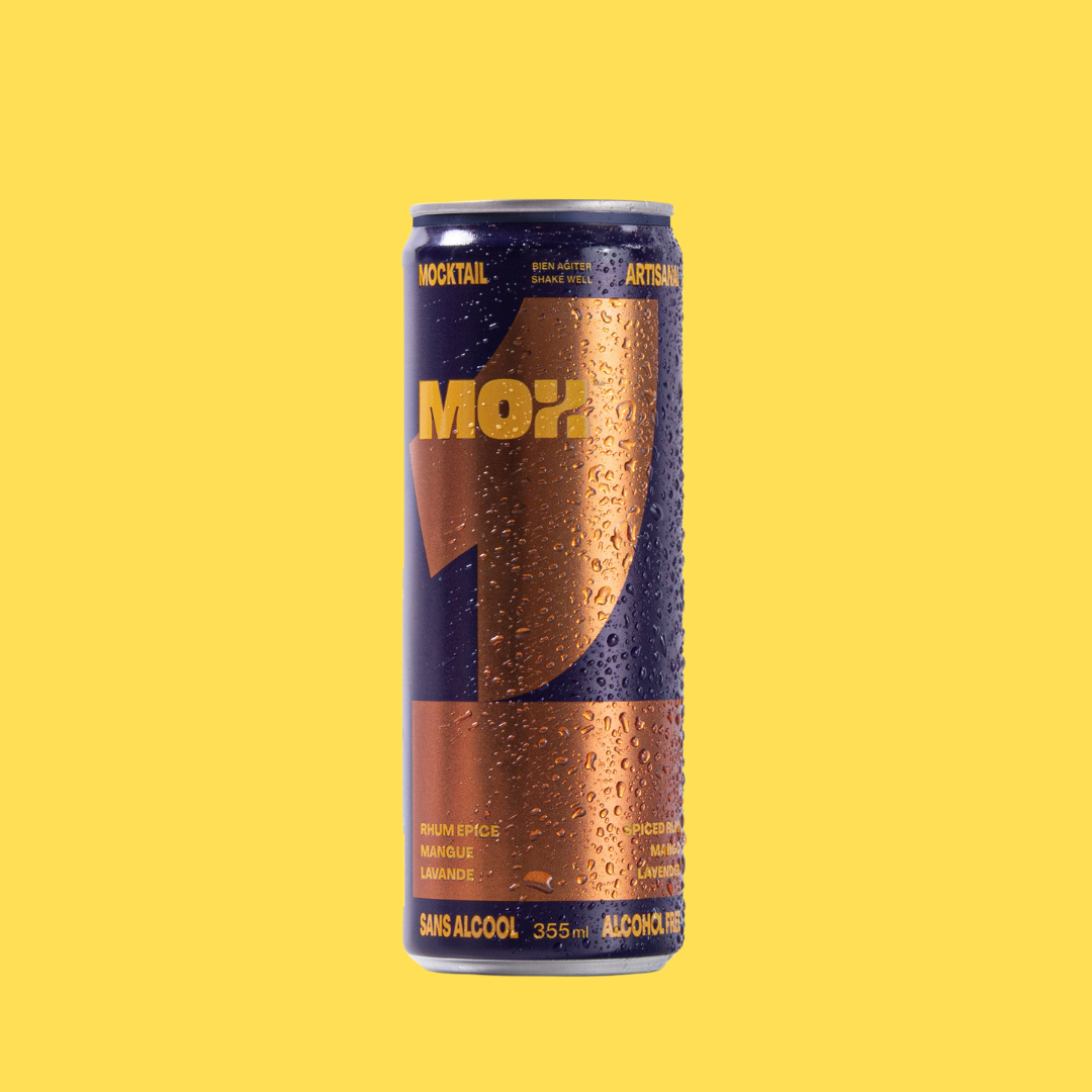 MOX 1 mocktail rhum épicé, mangue et lavande  - 355ml