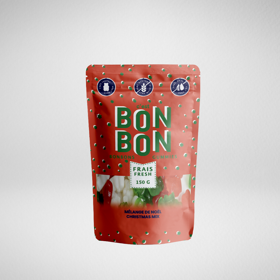 *PRÉVENTE* C'est BONBON - Bonbons Mélange de Noël - 10 x 150g