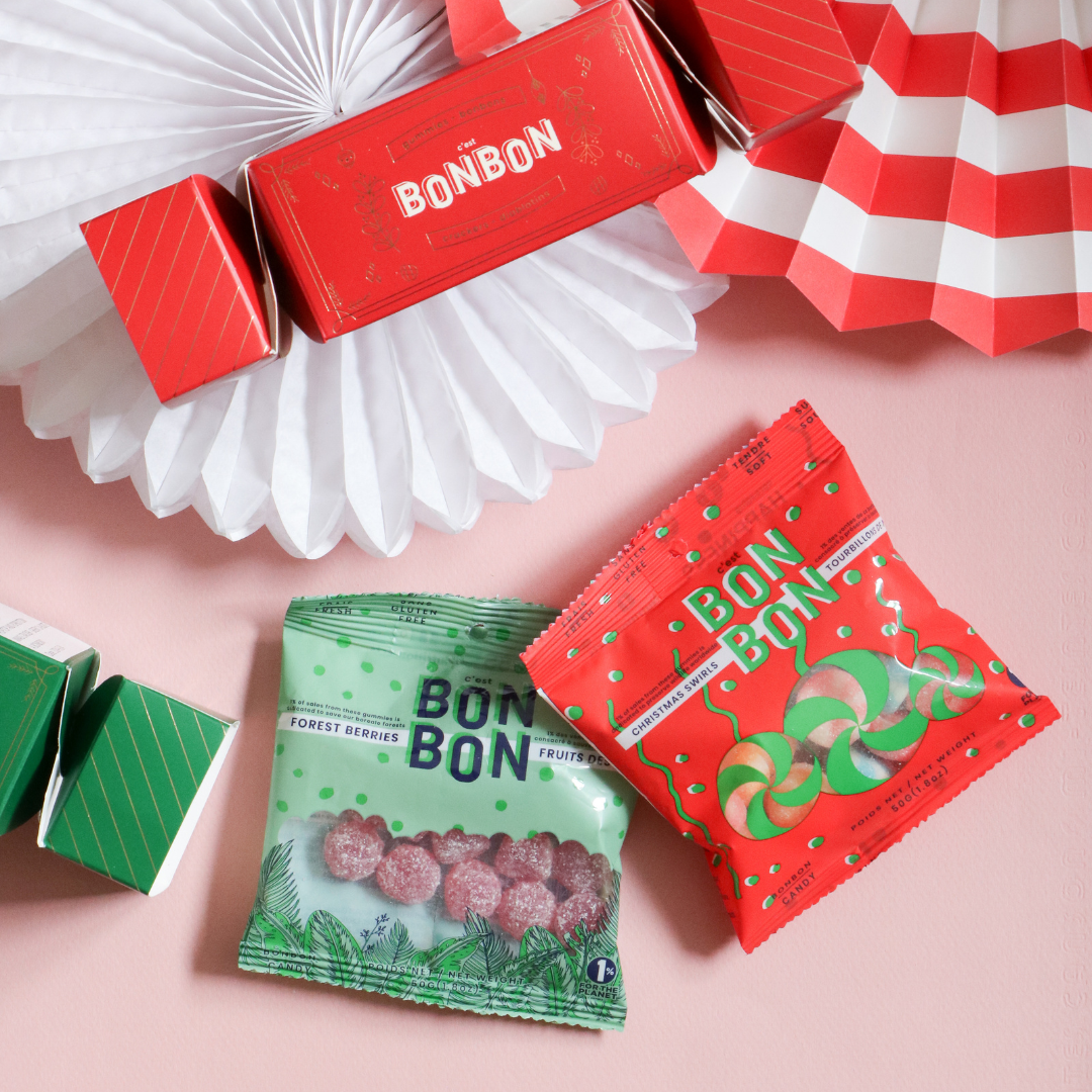 *PRÉVENTE* C'est BONBON - Bonbons Crackers (diablotins) de Noël - 3 x 85g