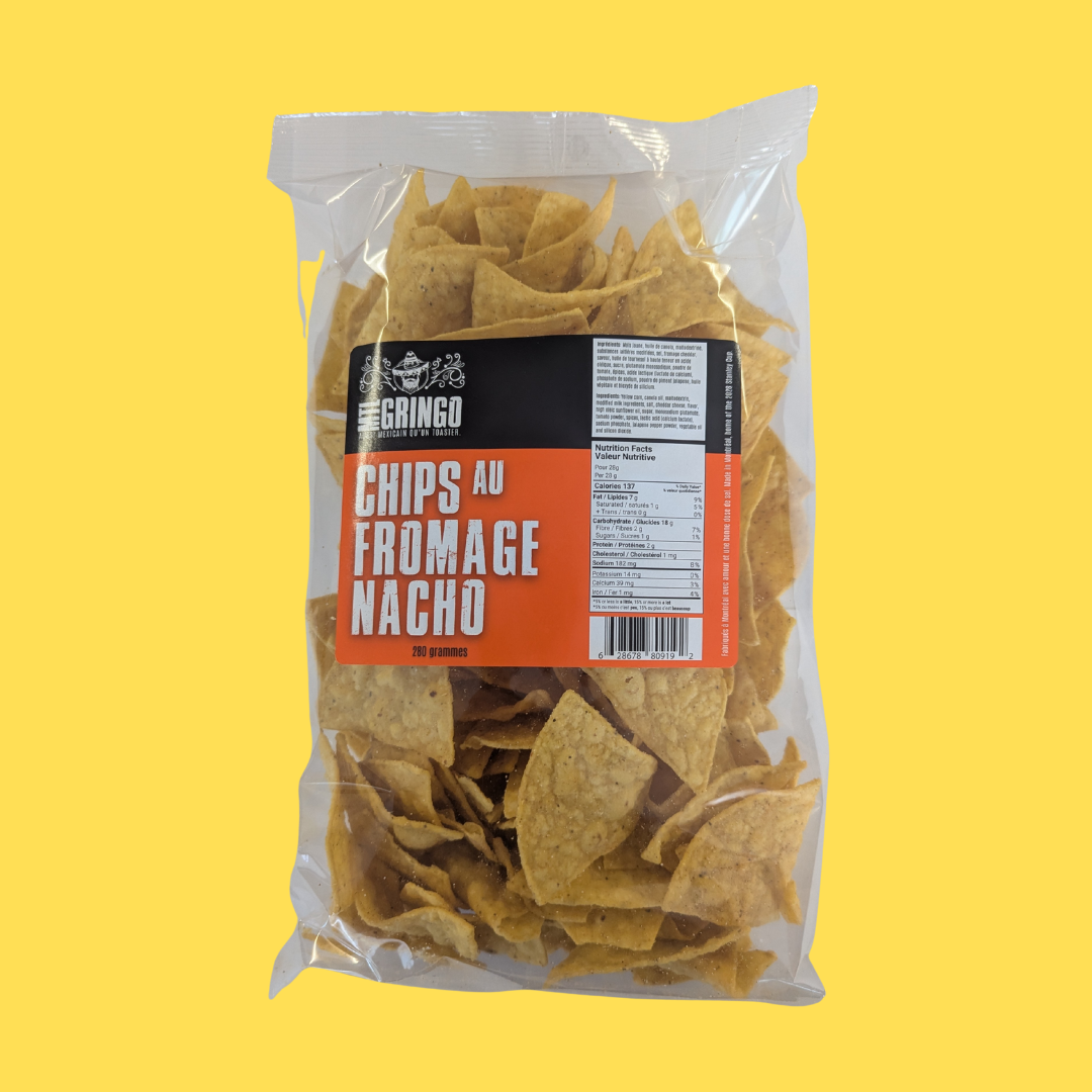 Chips tortillas au Fromage Nacho - 280g