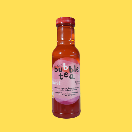 Twist cerise et citron avec bulles fusion cerise - 355ml