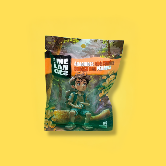 Les Mélangés - Arachides BBQ fumées - 60g
