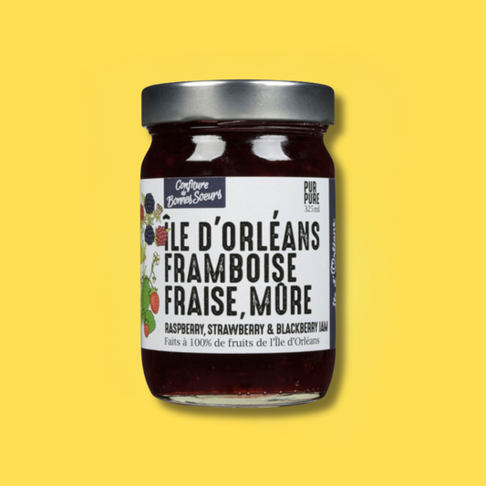 Confiture Framboise, Fraise, Mûre - Bonnes Sœurs - 325ml