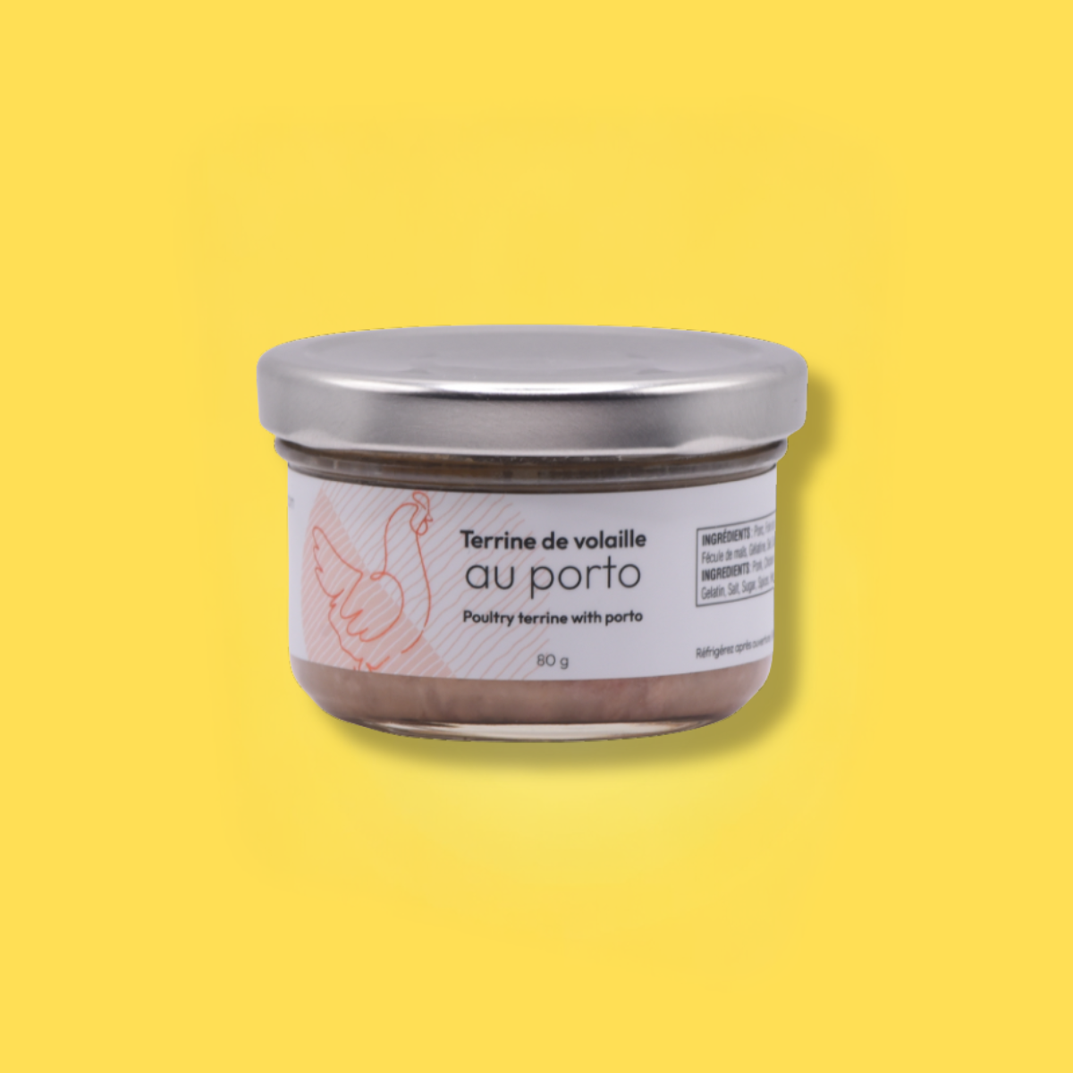 Terrine de volaille au Porto - 120ml