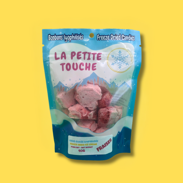 Crème glacée lyophilisée à la fraise - 40g