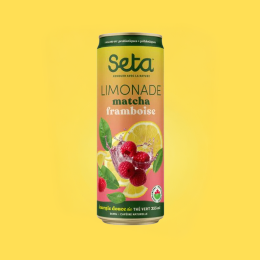 Limonade matcha - framboise - 355ml