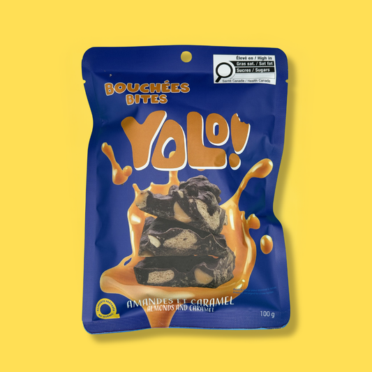 Bouchées amandes et caramel - 100g