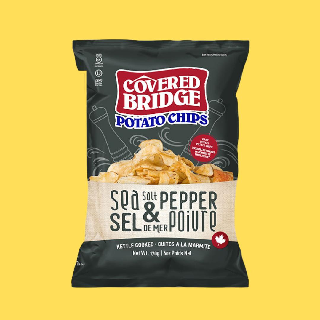 Sea Salt Pepper Crisps - 170g